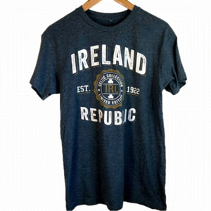 IRELAND Republic T-shirt, men’s S, bluish grey.